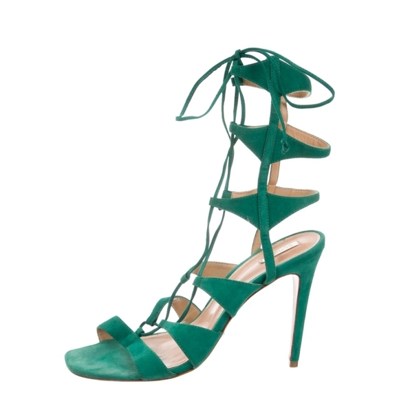 NIB SCHUTZ Erlene Lace-up Heels - Picture 2 of 5